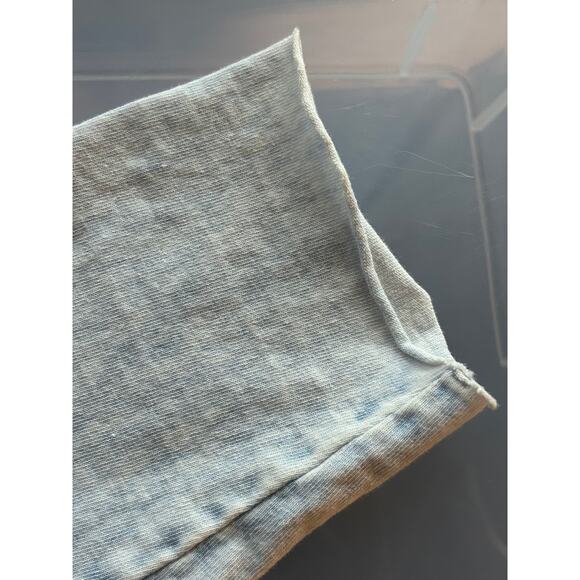 Frank & Eileen Popver Henley Mineral Blue V-Neck Collar Long Sleeve Cotton Large - Picture 6 of 12